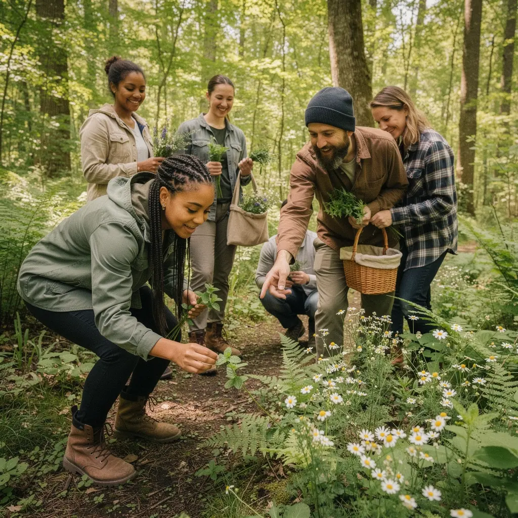 Zelený čaj s citrónovou trávou a medom na drevenom stole.