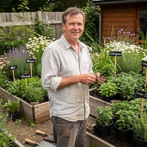 Prírodné sušené bylinky usporiadané v miske, pripravené na výrobu čaju.